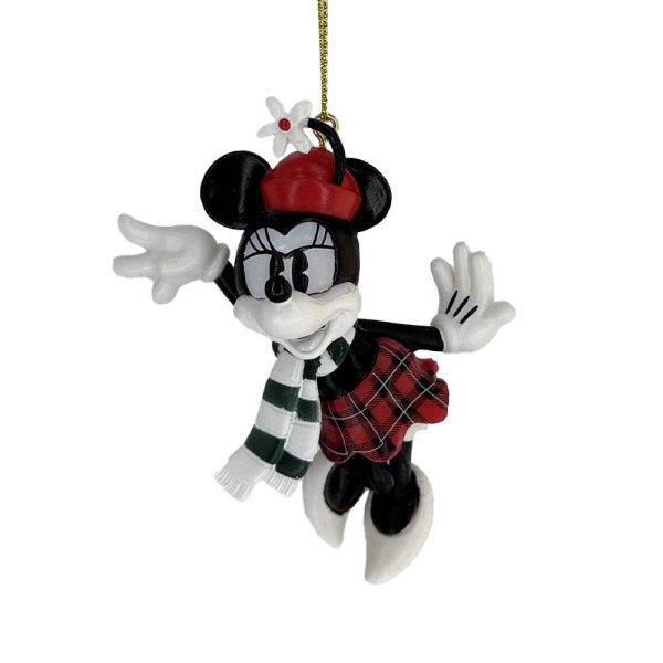 Topolina Minnie Vintage in Bianco e Nero Personaggio ©Disney Minnie Mouse in Resina Kurt Adler - H 9 cm - immagine 2