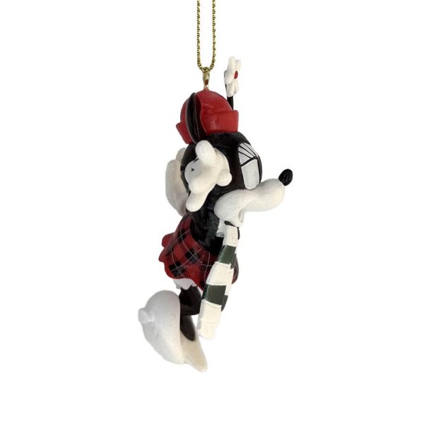 Topolina Minnie Vintage in Bianco e Nero Personaggio ©Disney Minnie Mouse in Resina Kurt Adler - H 9 cm - immagine 4