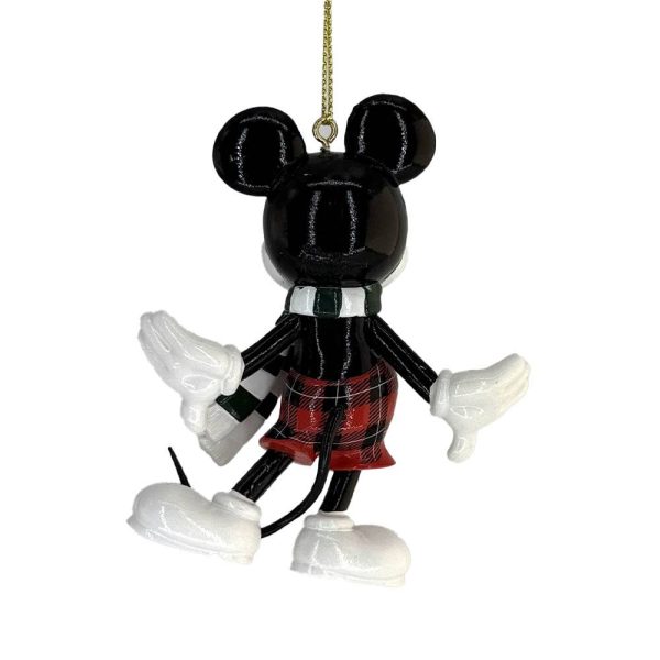 Topolino Mickey Mouse Vintage in Bianco e Nero Personaggio ©Disney Mickey and Friends in Resina Kurt Adler - H 9 cm - immagine 4