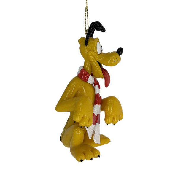 Pluto con Sciarpa Personaggio ©Disney Mickey and Friends in Resina Kurt Adler - H 10 cm - immagine 2
