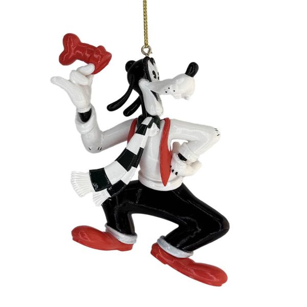 Pippo Vintage in Bianco e Nero Personaggio ©Disney Mickey and Friends in Resina Kurt Adler - H 9 cm - immagine 2