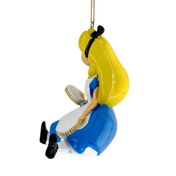 Alice Personaggio ©Disney Alice in Wonderland in Resina Kurt Adler - H 8 cm - immagine 3