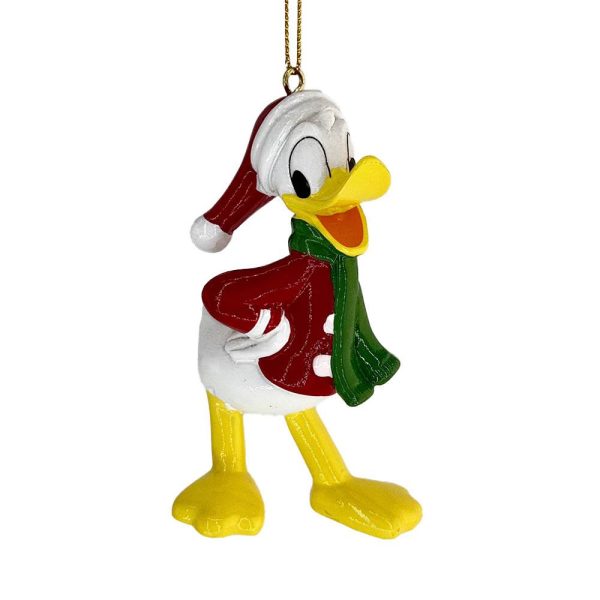 Paperino con Abiti Natalizi Personaggio ©Disney Mickey and Friends in Resina Kurt Adler - H 9 cm - immagine 2