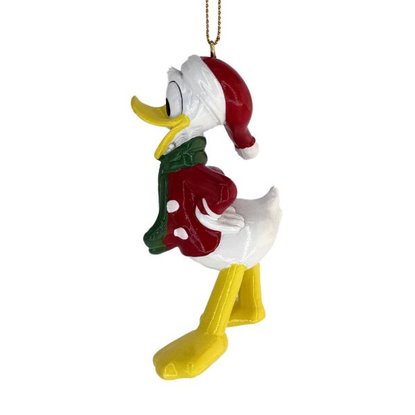 Paperino con Abiti Natalizi Personaggio ©Disney Mickey and Friends in Resina Kurt Adler - H 9 cm - immagine 3