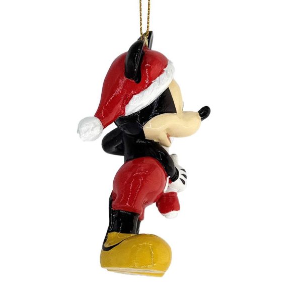 Mickey Mouse con Candy Cane Personaggio ©Disney Mickey and Friends in Resina Kurt Adler - H 9 cm - immagine 4