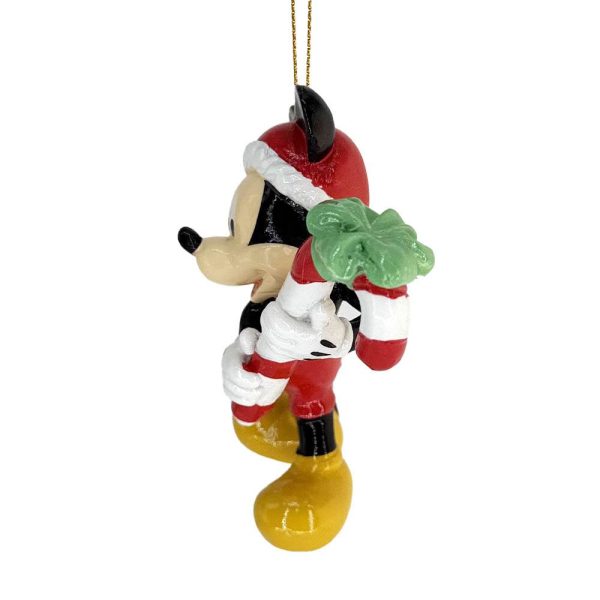 Mickey Mouse con Candy Cane Personaggio ©Disney Mickey and Friends in Resina Kurt Adler - H 9 cm - immagine 3