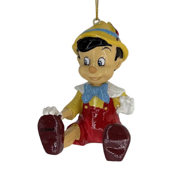 Pinocchio Seduto Personaggio Disney© Classics in Resina Kurt Adler - H 8 cm - immagine 2