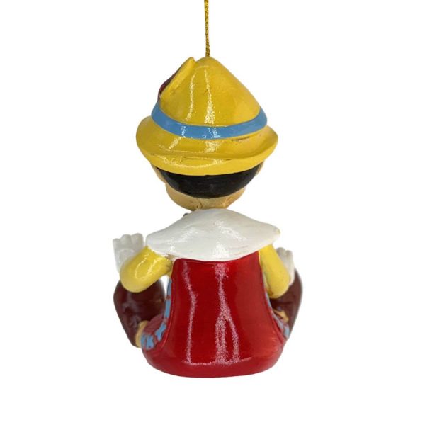 Pinocchio Seduto Personaggio Disney© Classics in Resina Kurt Adler - H 8 cm - immagine 4