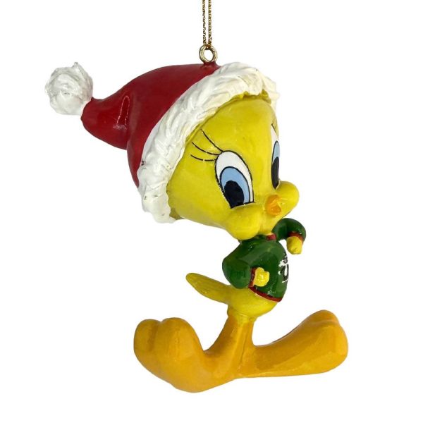 Canarino Titti Personaggio Looney Tunes™ in Resina Kurt Adler - H 8 cm - immagine 2