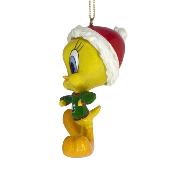 Canarino Titti Personaggio Looney Tunes™ in Resina Kurt Adler - H 8 cm - immagine 4