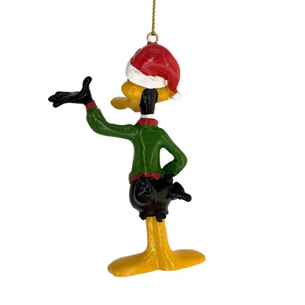Papero Duffy Duck Personaggio Looney Tunes™ in Resina Kurt Adler - H 9 cm - immagine 5