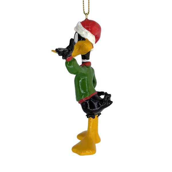 Papero Duffy Duck Personaggio Looney Tunes™ in Resina Kurt Adler - H 9 cm - immagine 4