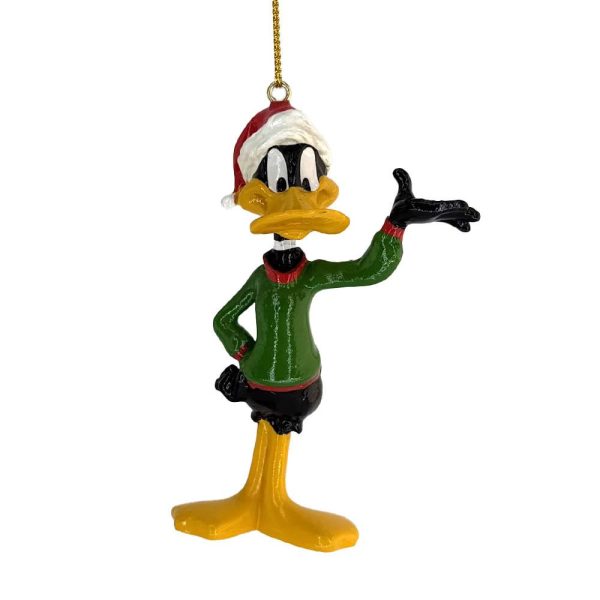 Papero Duffy Duck Personaggio Looney Tunes™ in Resina Kurt Adler - H 9 cm - immagine 2