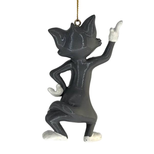 Gatto Tom Personaggio Tom and Jerry™ in Resina Kurt Adler - H 10 cm - immagine 4