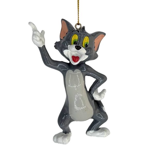 Gatto Tom Personaggio Tom and Jerry™ in Resina Kurt Adler - H 10 cm - immagine 2