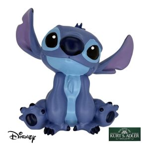 Stitch Seduto Personaggio in Resina ©Disney Lilo & Stitch Kurt Adler - H 20 cm