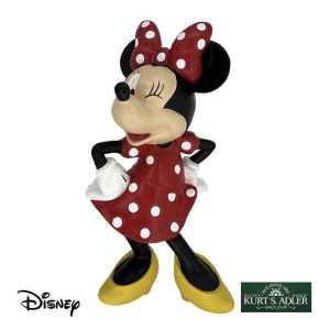 Topolina Minnie Mouse Personaggio in Resina ©Disney Mickey and Friends Kurt Adler - H 31 cm