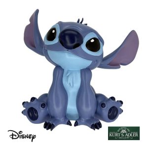 Stitch Seduto Personaggio in Resina ©Disney Lilo & Stitch Kurt Adler - H 28 cm