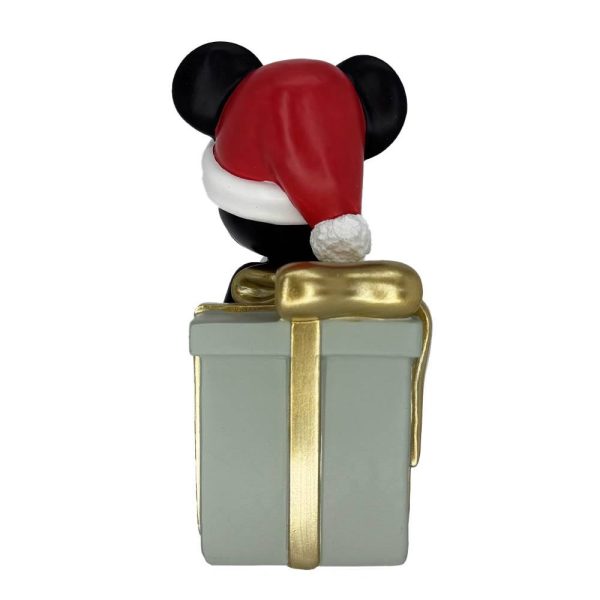 Topolino Mickey Mouse Vintage con Tazza Personaggio in Resina ©Disney Mickey and Friends Kurt Adler - H 19 cm - immagine 4