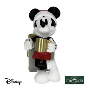 Topolino Mickey Mouse Vintage con Tazza Personaggio in Resina ©Disney Mickey and Friends Kurt Adler - H 19 cm