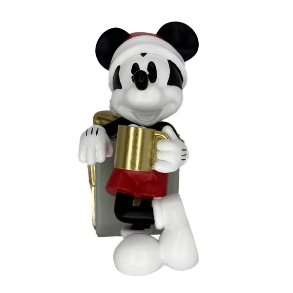 Topolino Mickey Mouse Vintage con Tazza Personaggio in Resina ©Disney Mickey and Friends Kurt Adler - H 19 cm - immagine 2