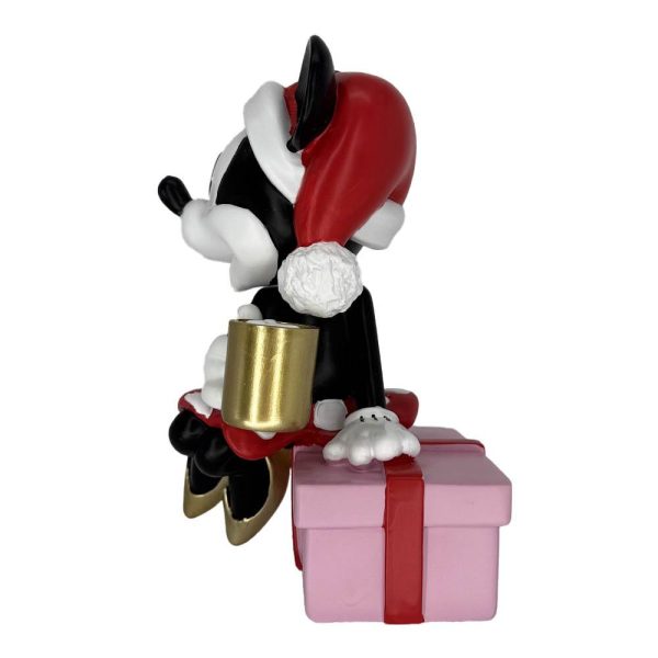 Topolina Minnie Mouse con Tazza Personaggio in Resina ©Disney Mickey and Friends Kurt Adler - H 19 cm - immagine 3