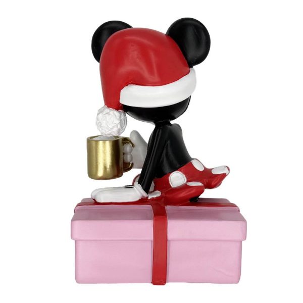 Topolina Minnie Mouse con Tazza Personaggio in Resina ©Disney Mickey and Friends Kurt Adler - H 19 cm - immagine 4