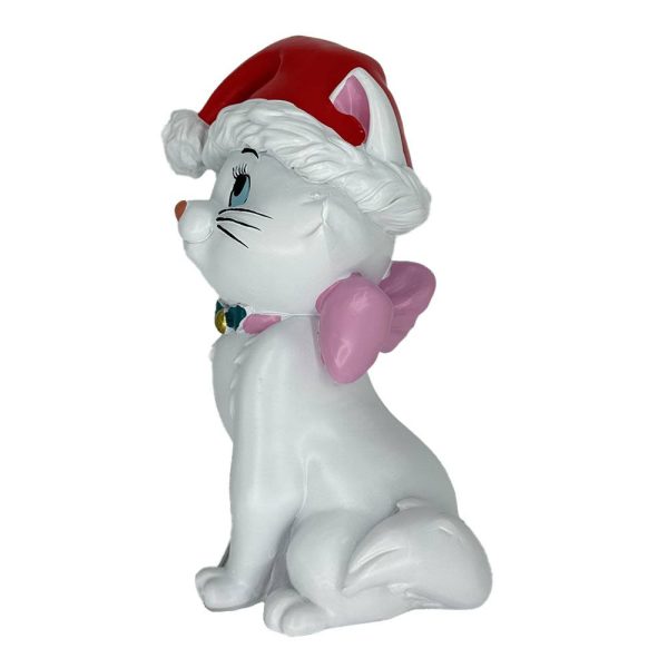 Gattina Minù Personaggio in Resina ©Disney Gli Aristogatti Kurt Adler - H 20 cm - immagine 3