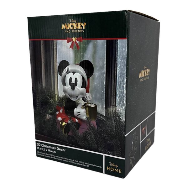 Topolina Minnie Mouse con Tazza Personaggio in Resina ©Disney Mickey and Friends Kurt Adler - H 19 cm - immagine 5