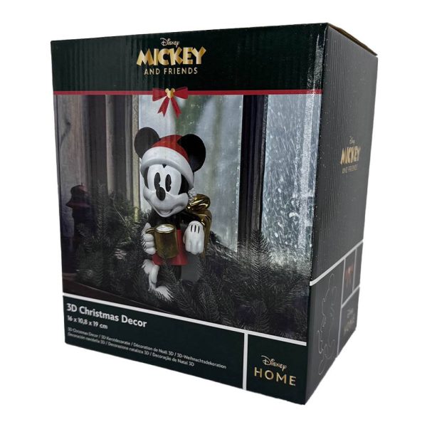 Topolino Mickey Mouse Vintage con Tazza Personaggio in Resina ©Disney Mickey and Friends Kurt Adler - H 19 cm - immagine 5