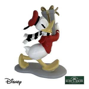 Paperino Donald Duck Personaggio in Resina ©Disney Mickey and Friends Kurt Adler - H 20 cm