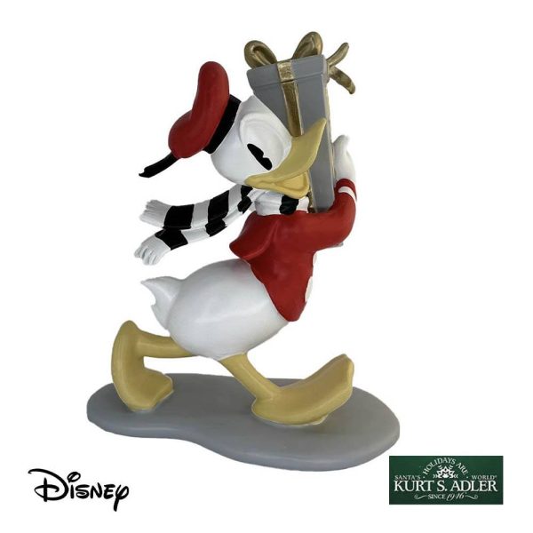 Paperino Donald Duck Personaggio in Resina ©Disney Mickey and Friends Kurt Adler - H 20 cm
