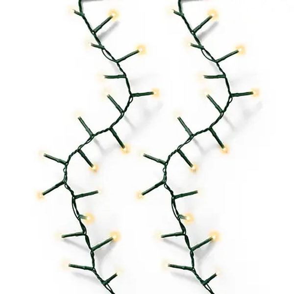 Catena di Luci LED Ravvicinate a Corrente ad Alta Luminosità per Albero di Natale | Ambra – Filo Verde - immagine 3