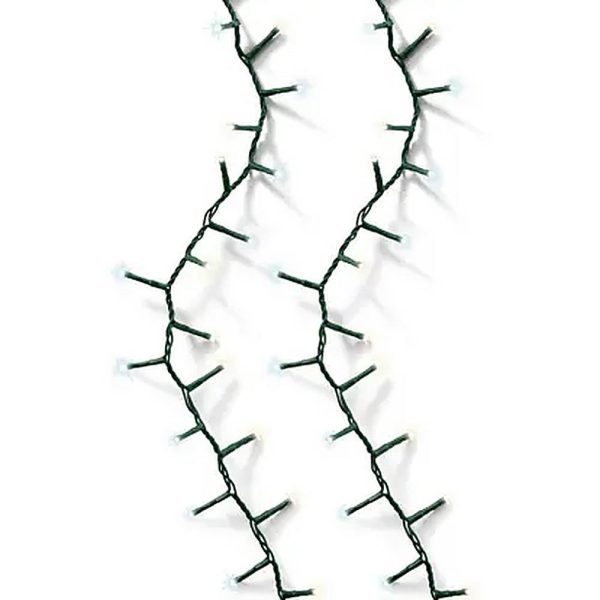 Catena di Luci LED Ravvicinate a Corrente ad Alta Luminosità per Albero di Natale | Diamond – Filo Verde - immagine 3