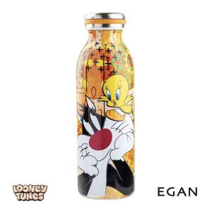 Bottiglia Termica con Titti e Silvestro Personaggi Looney Tunes in Acciaio Inossidabile Egan - 500 ml