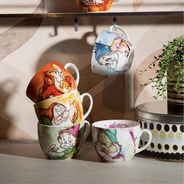 Tazza da Colazione con Eolo Personaggio Biancaneve ©Disney in Porcellana Egan - immagine 3