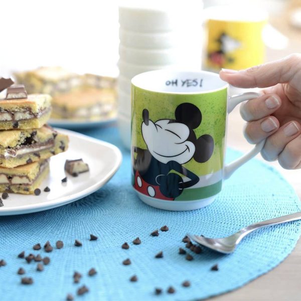 Mug Impilabile con Topolino Mickey Mouse Contento Personaggio ©Disney in Porcellana Egan - immagine 3