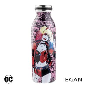 Bottiglia Termica con Harley Quinn Personaggio DC Comics in Acciaio Inossidabile Egan - 500 ml