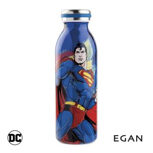 Bottiglia Termica con Super Man Personaggio DC Comics in Acciaio Inossidabile Egan - 500 ml
