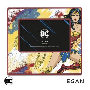 Portafoto con Wonder Woman Personaggio DC Comics in Ceramica Smaltata Egan - 20 x H 18 cm