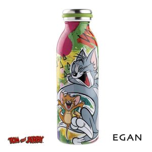 Bottiglia Termica Tom & Jerry in Acciaio Inossidabile Egan - 500 ml