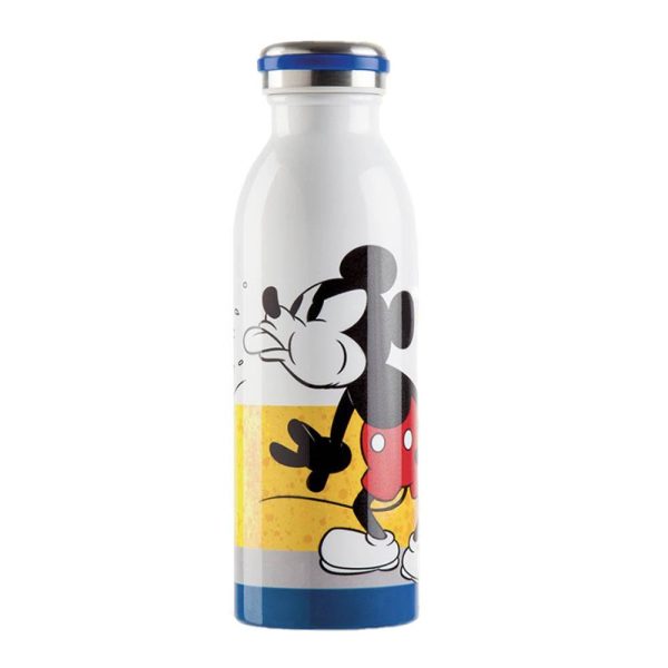 Bottiglia Termica Mickey Mouse Che Fa la Pernacchia Personaggio ©Disney in Acciaio Inossidabile Egan - 500 ml - immagine 2