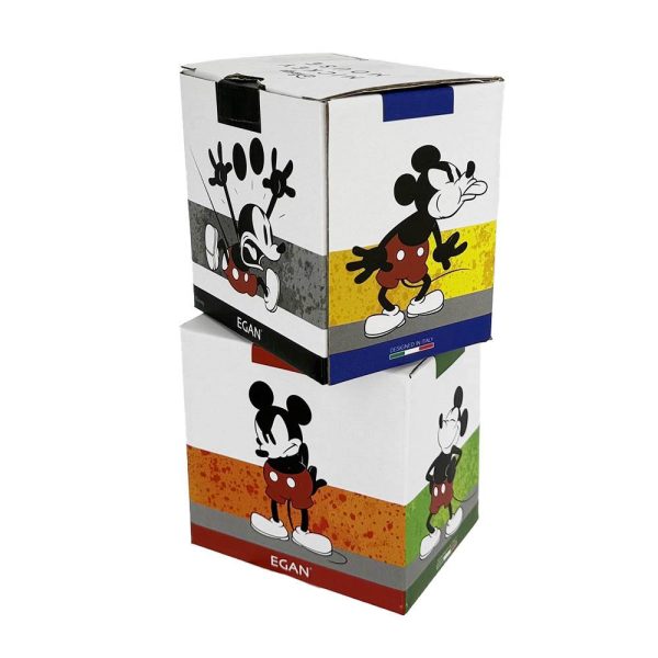 Mug Impilabile con Topolino Mickey Mouse Contento Personaggio ©Disney in Porcellana Egan - immagine 4