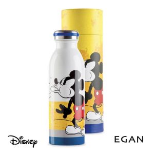 Bottiglia Termica Mickey Mouse Che Fa la Pernacchia Personaggio ©Disney in Acciaio Inossidabile Egan - 500 ml