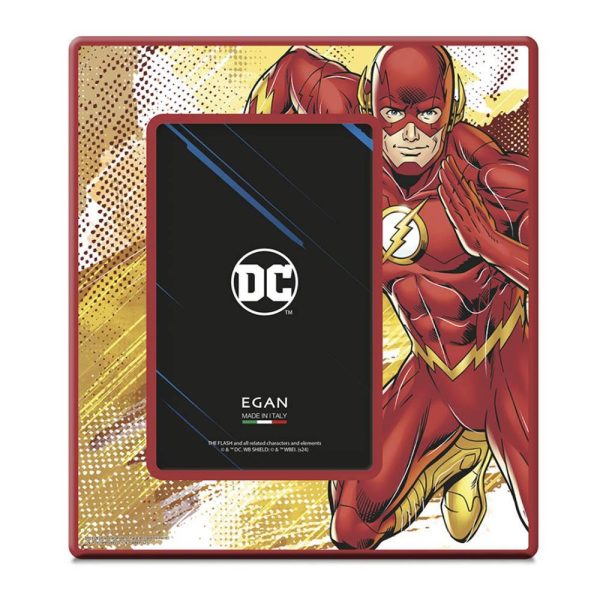 Portafoto con Flash Personaggio DC Comics in Ceramica Smaltata Egan - 18 x H 20 cm - immagine 2
