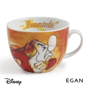 Tazza da Colazione con Brontolo Personaggio Biancaneve ©Disney in Porcellana Egan