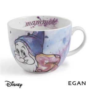 Tazza da Colazione con Mammolo Personaggio Biancaneve ©Disney in Porcellana Egan