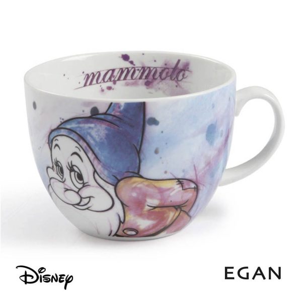 Tazza da Colazione con Mammolo Personaggio Biancaneve ©Disney in Porcellana Egan
