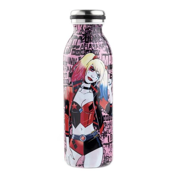 Bottiglia Termica con Harley Quinn Personaggio DC Comics in Acciaio Inossidabile Egan - 500 ml - immagine 2