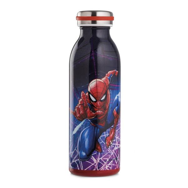 Bottiglia Termica Spider-Man Personaggio ©Marvel in Acciaio Inossidabile Egan - 500 ml - immagine 2